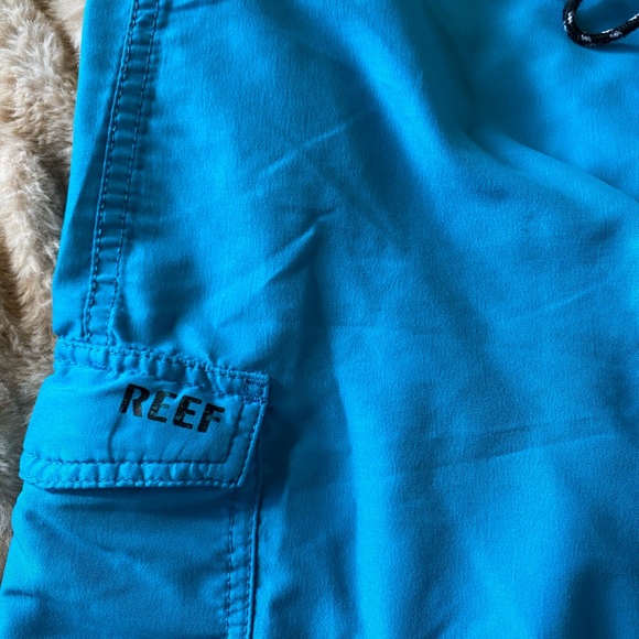 Reef Vibrant Blue Board Shorts - Picture 2 of 5